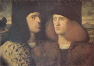 Giovanni Cariani Portrait of Two Young Men (mk05)